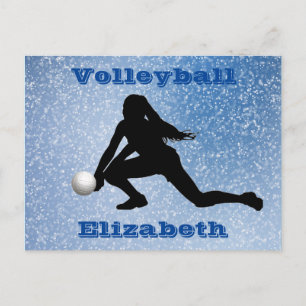 Volleyball Glam Briefkaart