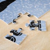 Volleyball Glam Jigzaag Puzzle Legpuzzel (Zijkant)