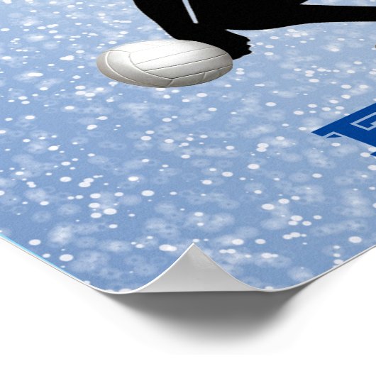 Volleyball Glam Poster (Hoek)