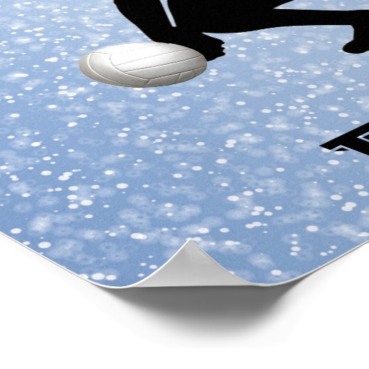 Volleyball Glam Poster (Hoek)