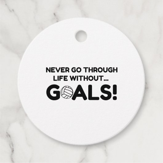 VOLLEYBALL GOALS BEDANKJES LABELS (Voorkant)