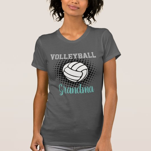 Volleyball Grandma Nana Meemaw Mam Tshirt (Voorkant)