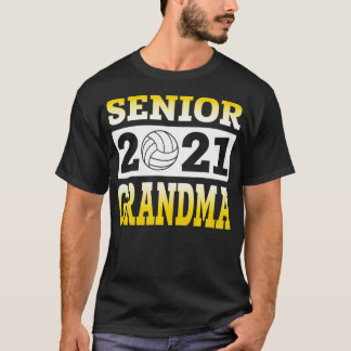 Volleyball Grandma Senior 2021 Gift for Volleyball T-shirt