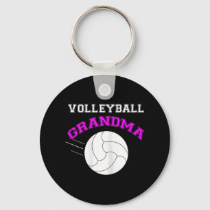 Volleyball Grandma Support Sleutelhanger