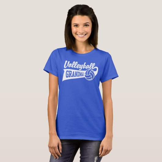Volleyball Grandma T-shirt (Voorkant volledig)