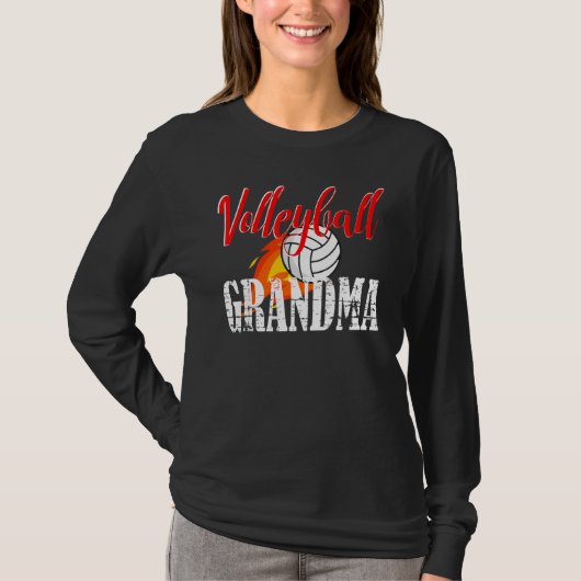 Volleyball Grandma Volleyball T-shirt (Voorkant)