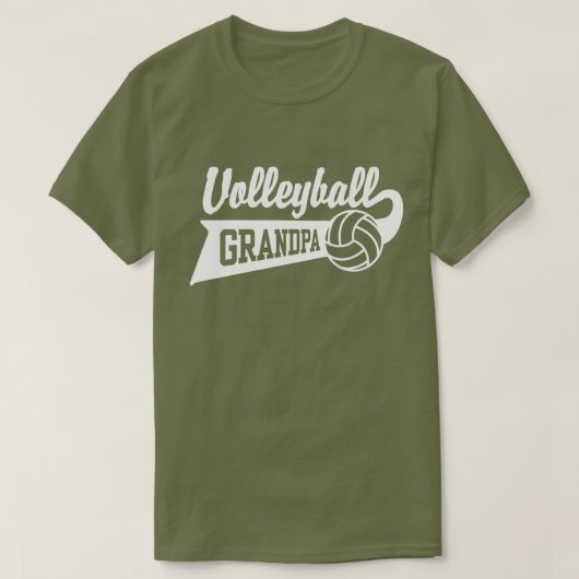 Volleyball Grandpa T-shirt (Design voorkant)