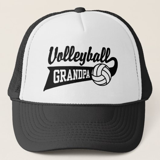 Volleyball Grandpa Trucker Pet (Voorkant)
