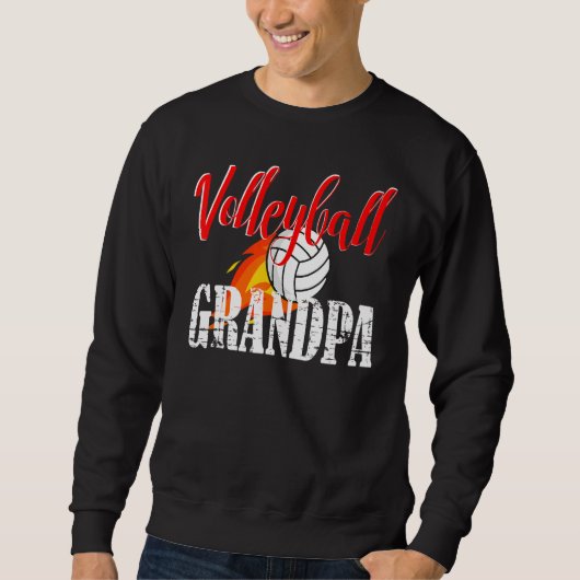 Volleyball Grandpa Volleyball   Trui (Voorkant)