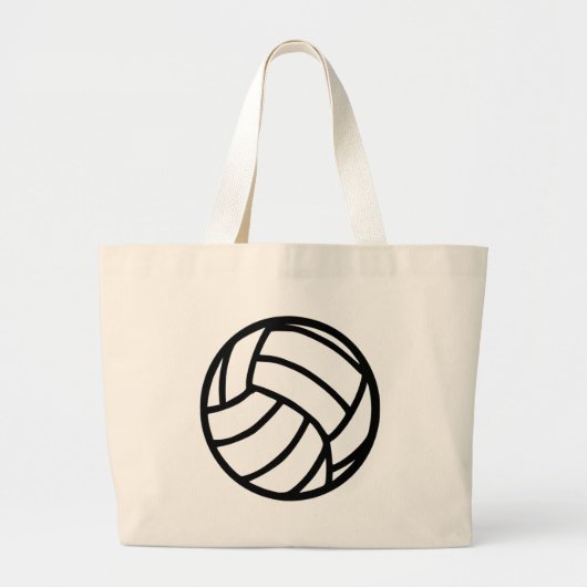 Volleyball Grote Tote Bag (Voorkant)