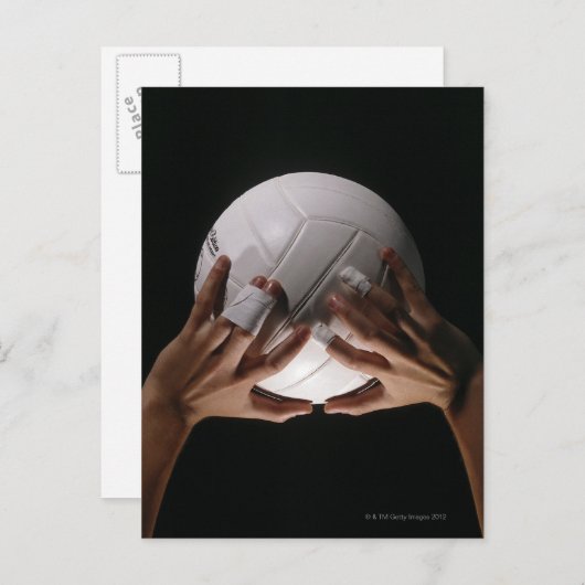Volleyball Hands Briefkaart (Voorkant / Achterkant)
