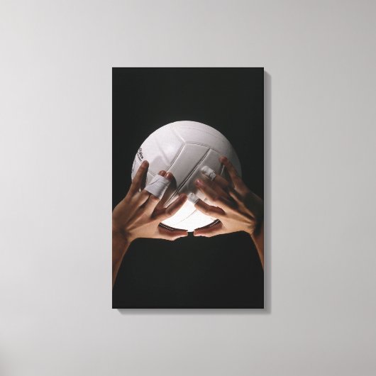 Volleyball Hands Canvas Afdruk (Voorkant)