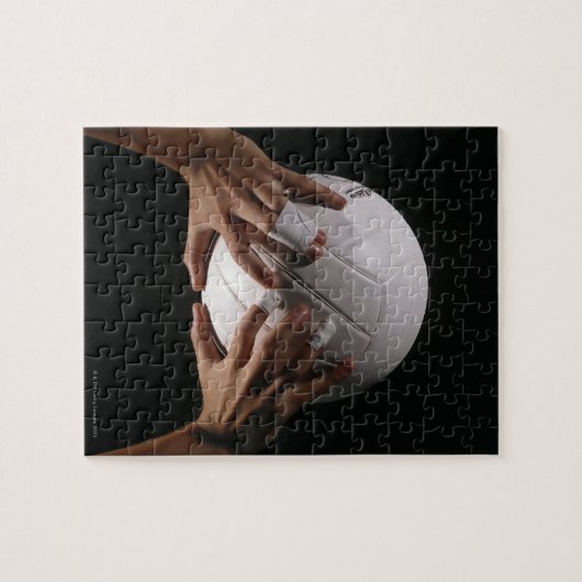 Volleyball Hands Legpuzzel (Horizontaal)