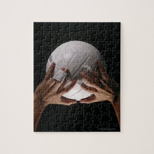 Volleyball Hands Legpuzzel (Verticaal)