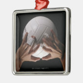 Volleyball Hands Metalen Ornament (Links)