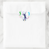 VOLLEYBALL HART STICKER (Tas)