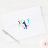 VOLLEYBALL HART STICKER (Envelop)
