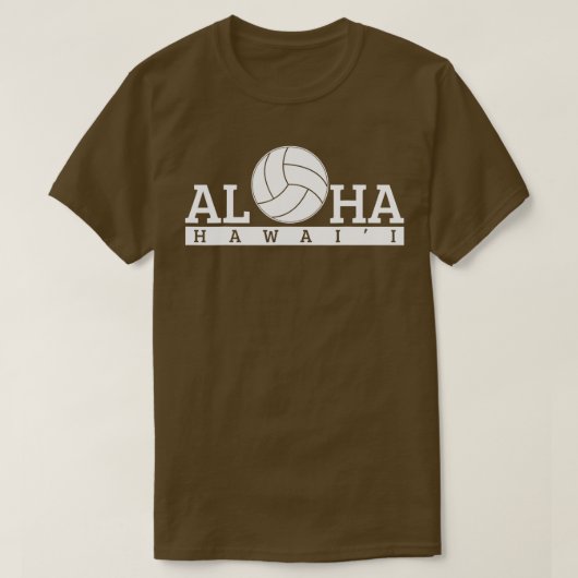 Volleyball Hawaii Hawaiian Beach Aloha Gift 1  T-shirt (Design voorkant)