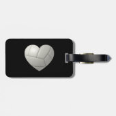 Volleyball Heart Bagagelabel (Achterkant horizontaal)