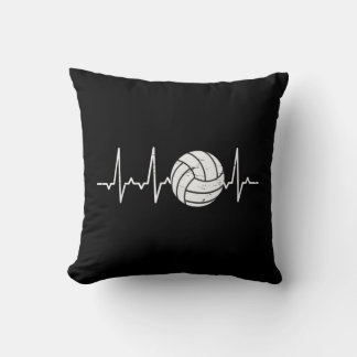 Volleyball Heartbeat Cute Fun Kussen
