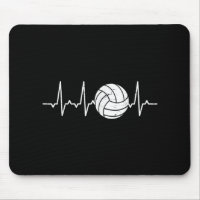 Volleyball Heartbeat Cute Fun