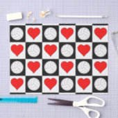 Volleyball Hearts Love Gift Wrapping Tissue Paper Tissuepapier (Craft)