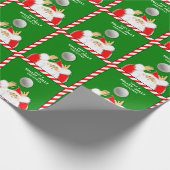 Volleyball Holiday Gift Cadeaupapier (Hoek)