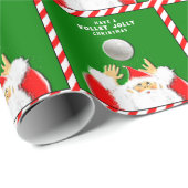 Volleyball Holiday Gift Cadeaupapier (Rol Hoek)