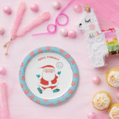 Volleyball Holiday Party Papieren Bordje (Feest)