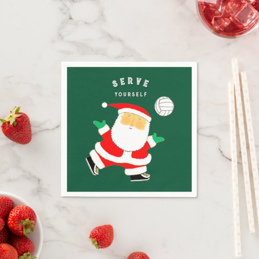 Volleyball Holiday Party Servet (Insitu)