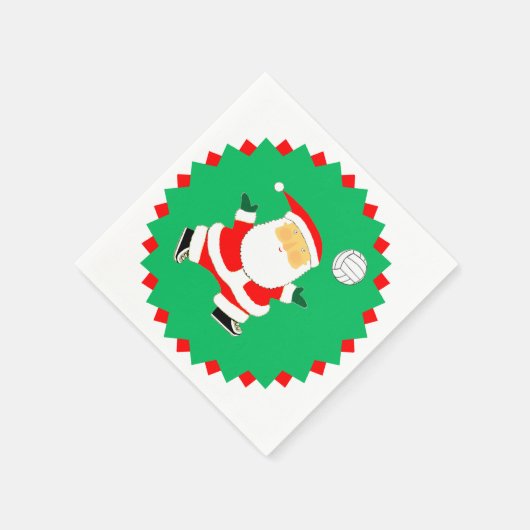 Volleyball Holiday Party Servet (Hoek)