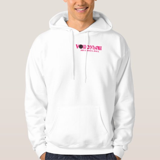 Volleyball Hoodie (Voorkant)