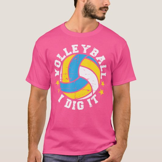 Volleyball I Dig het T-shirt (Voorkant)