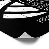 Volleyball i kan dingen doen die Bijbelse God Jezu Poster (Hoek)