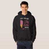 Volleyball If You Want A Soft Serve Ice Cream Men  Hoodie (Voorkant volledig)