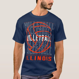 Volleyball Illinois T-shirt
