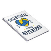 Volleyball is mijn vriend notitieboek (Rechterzijde)