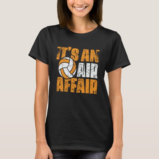 Volleyball It's An Air Affair Coach Player Fan T-shirt (Voorkant)
