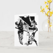 Volleyball Kaart (Gele Bloem)