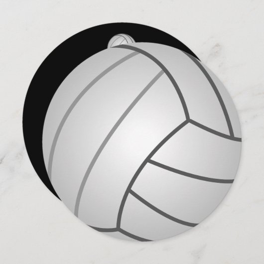 Volleyball Kaart (Voorkant / Achterkant)