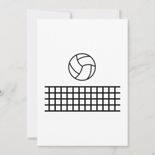 Volleyball Kaart (Voorkant)