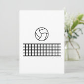 Volleyball Kaart (Staand voorkant)