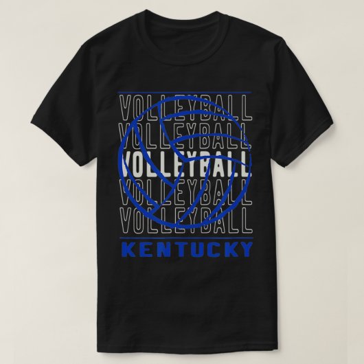Volleyball Kentucky T-shirt (Design voorkant)