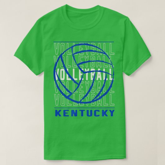 Volleyball Kentucky T-shirt (Design voorkant)