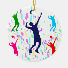 VOLLEYBALL KERAMISCH ORNAMENT