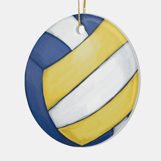 Volleyball Keramisch Ornament (Links)