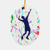 VOLLEYBALL KERAMISCH ORNAMENT (Voorkant)