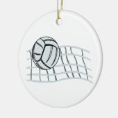 Volleyball Keramisch Ornament (Links)