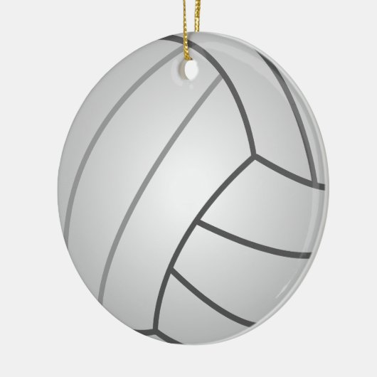 Volleyball Keramisch Ornament (Links)