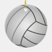 Volleyball Keramisch Ornament (Achterkant)
